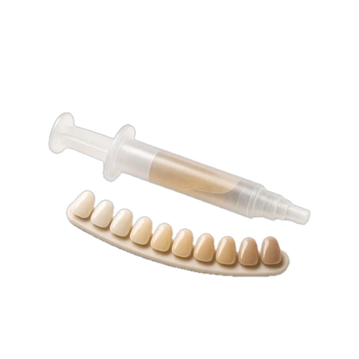 Composite resin and a tooth shade guide