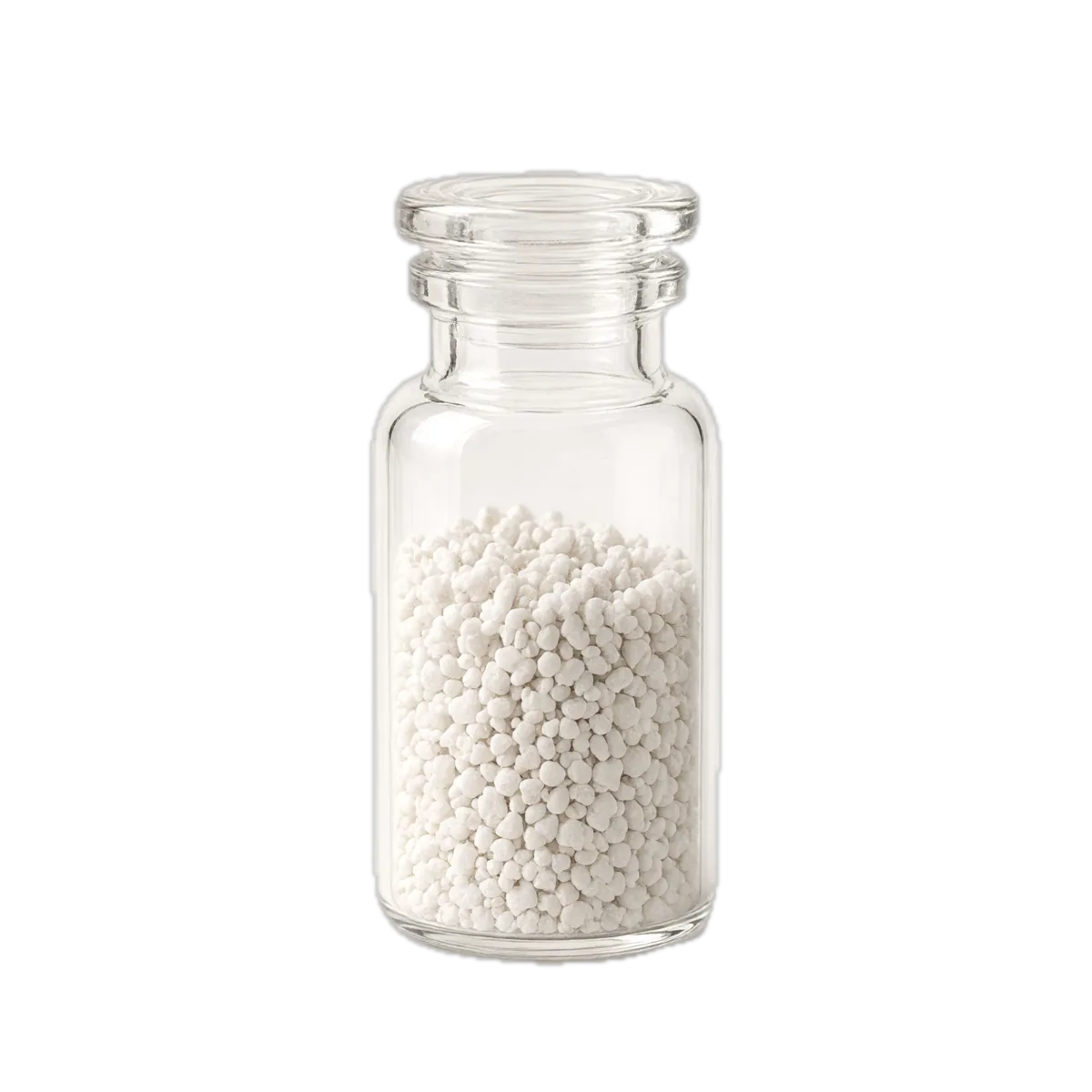 Bone graft material beside a dental implant