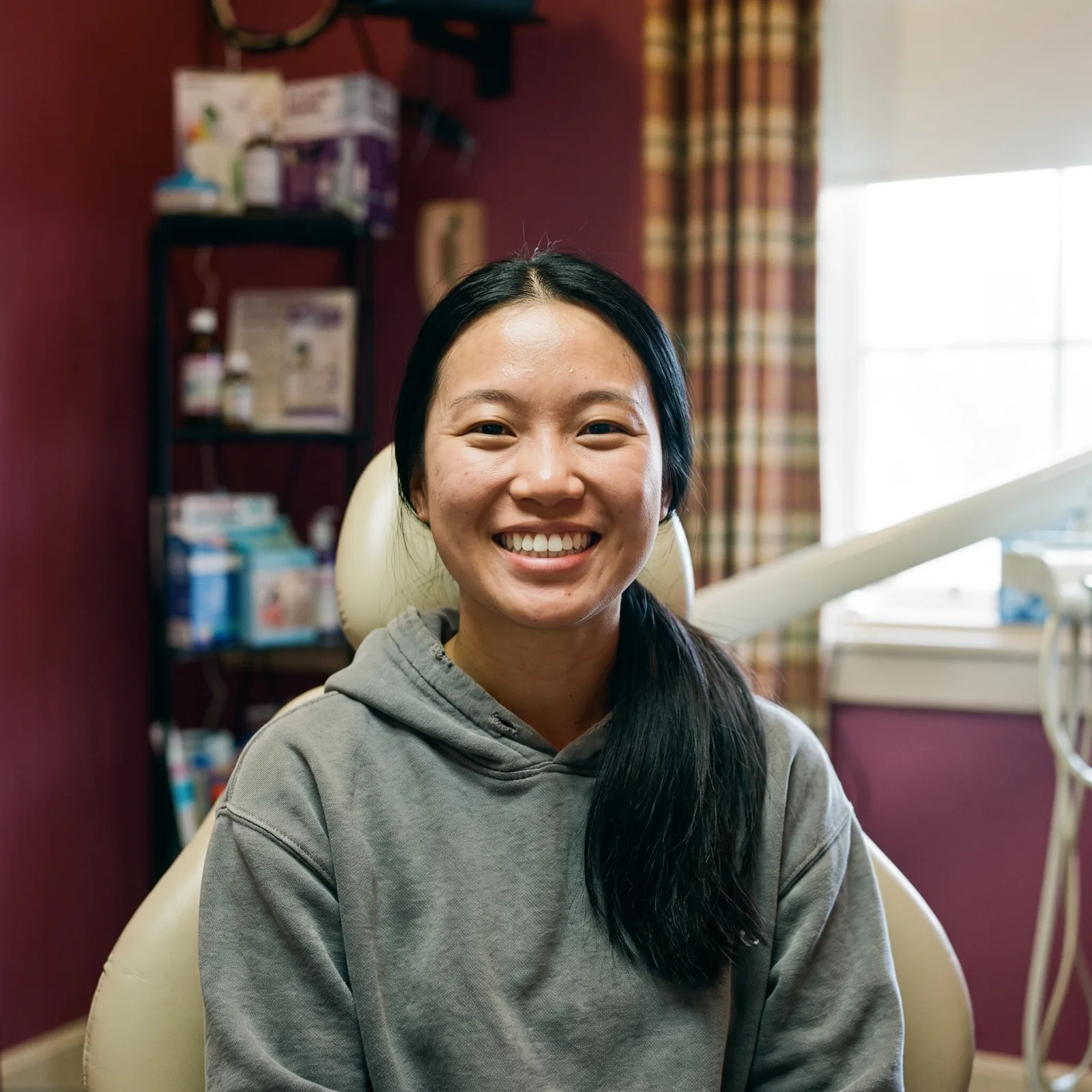 A smiling patient at Southern York Smile Care