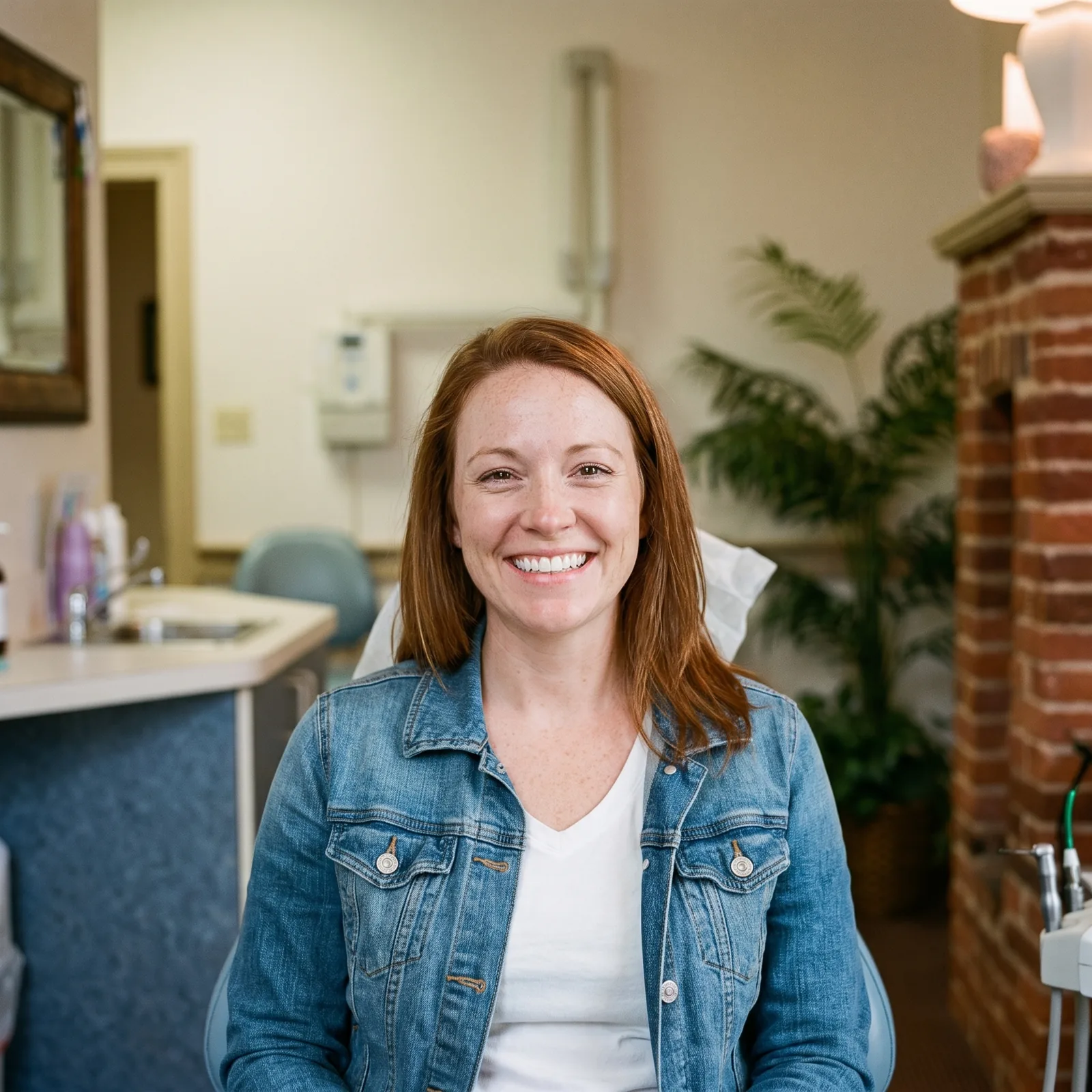 A smiling patient at Southern York Smile Care