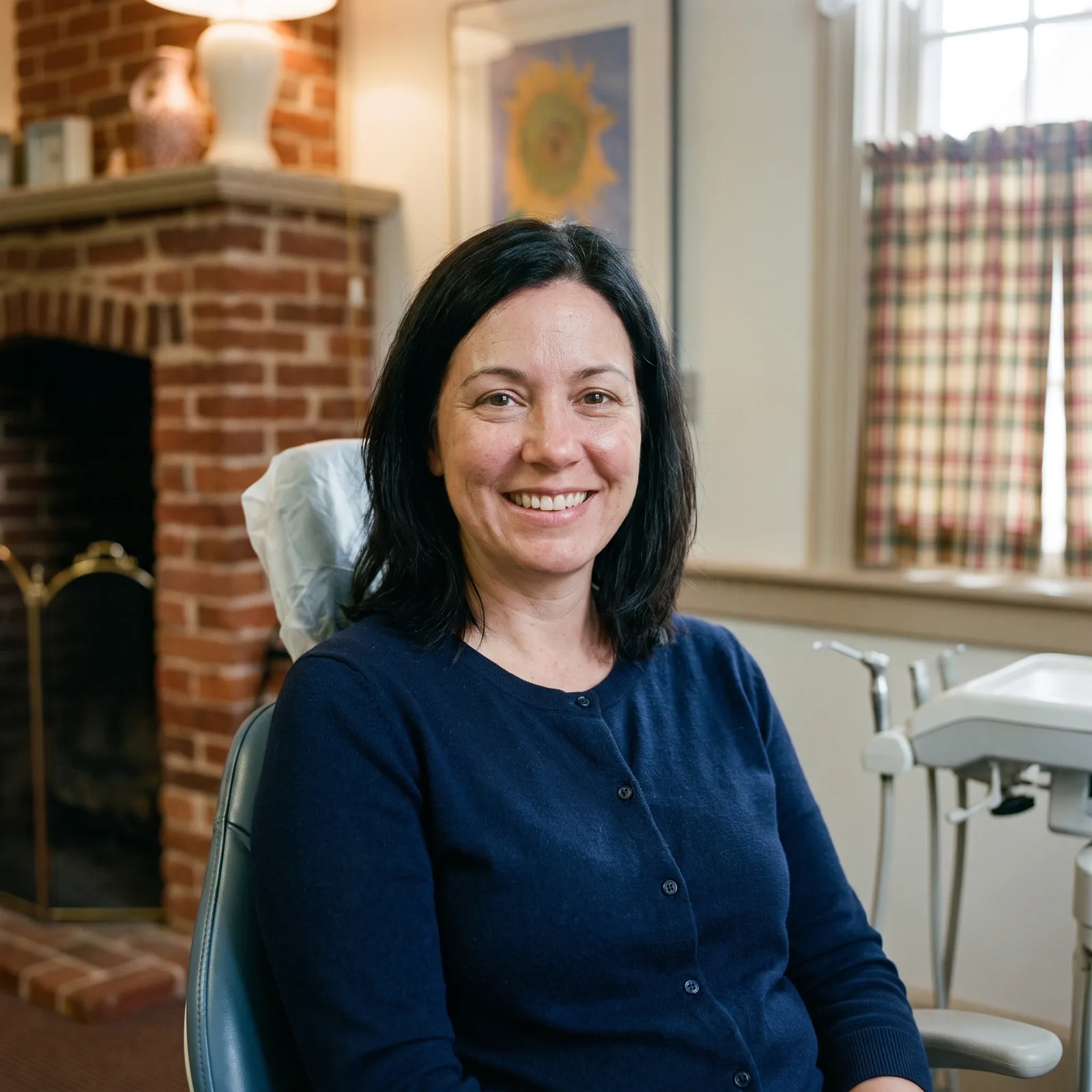 A relaxed patient in a treatment room at Southern York Smile Care
