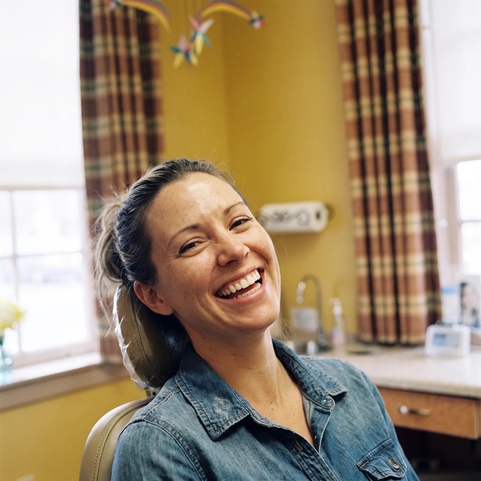 A smiling patient at Southern York Smile Care