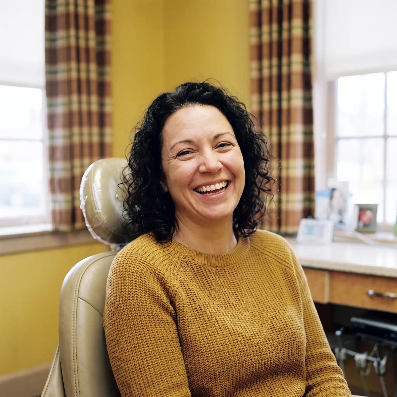 A smiling patient at Southern York Smile Care