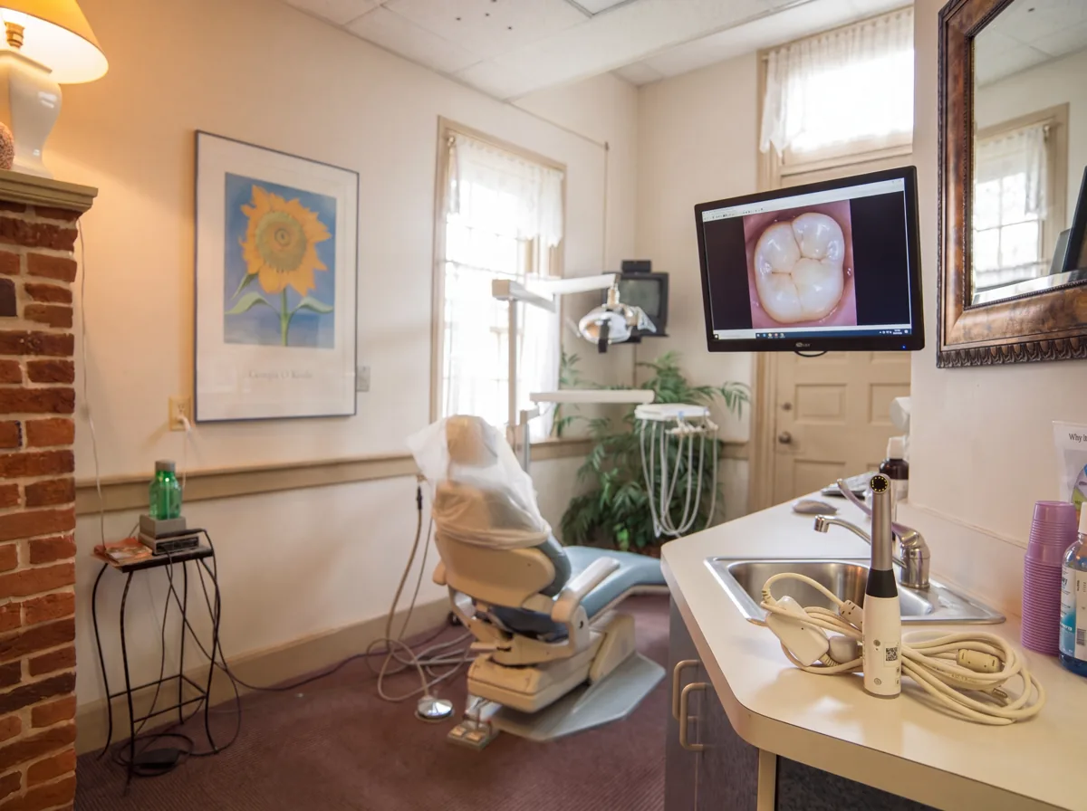 The intraoral camera used during checkups
