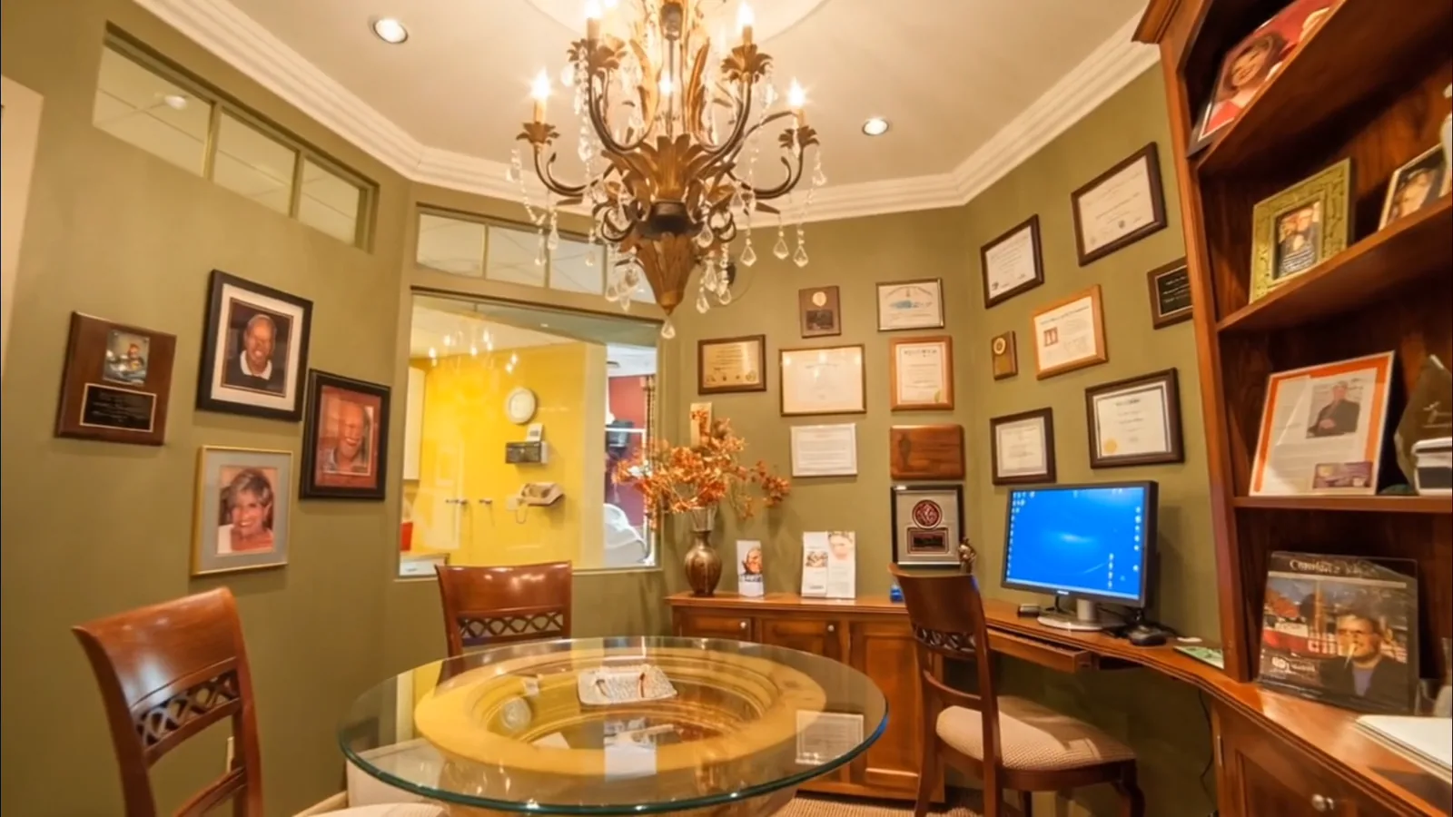 The consultation room at Southern York Smile Care
