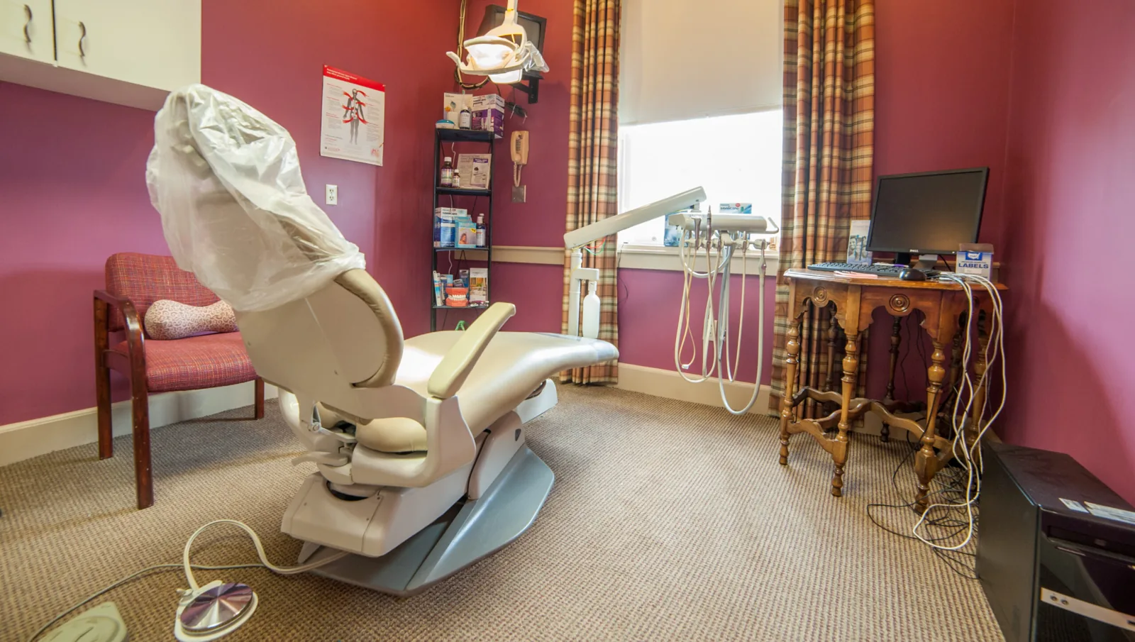 A dental treatment room in Shrewsbury, PA