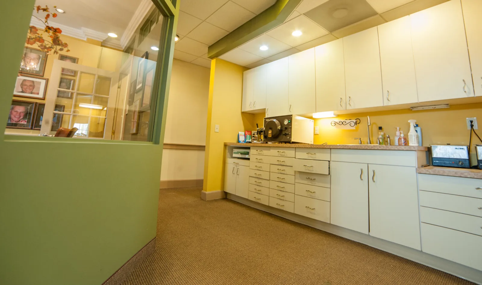 The sterilization area at Southern York Smile Care