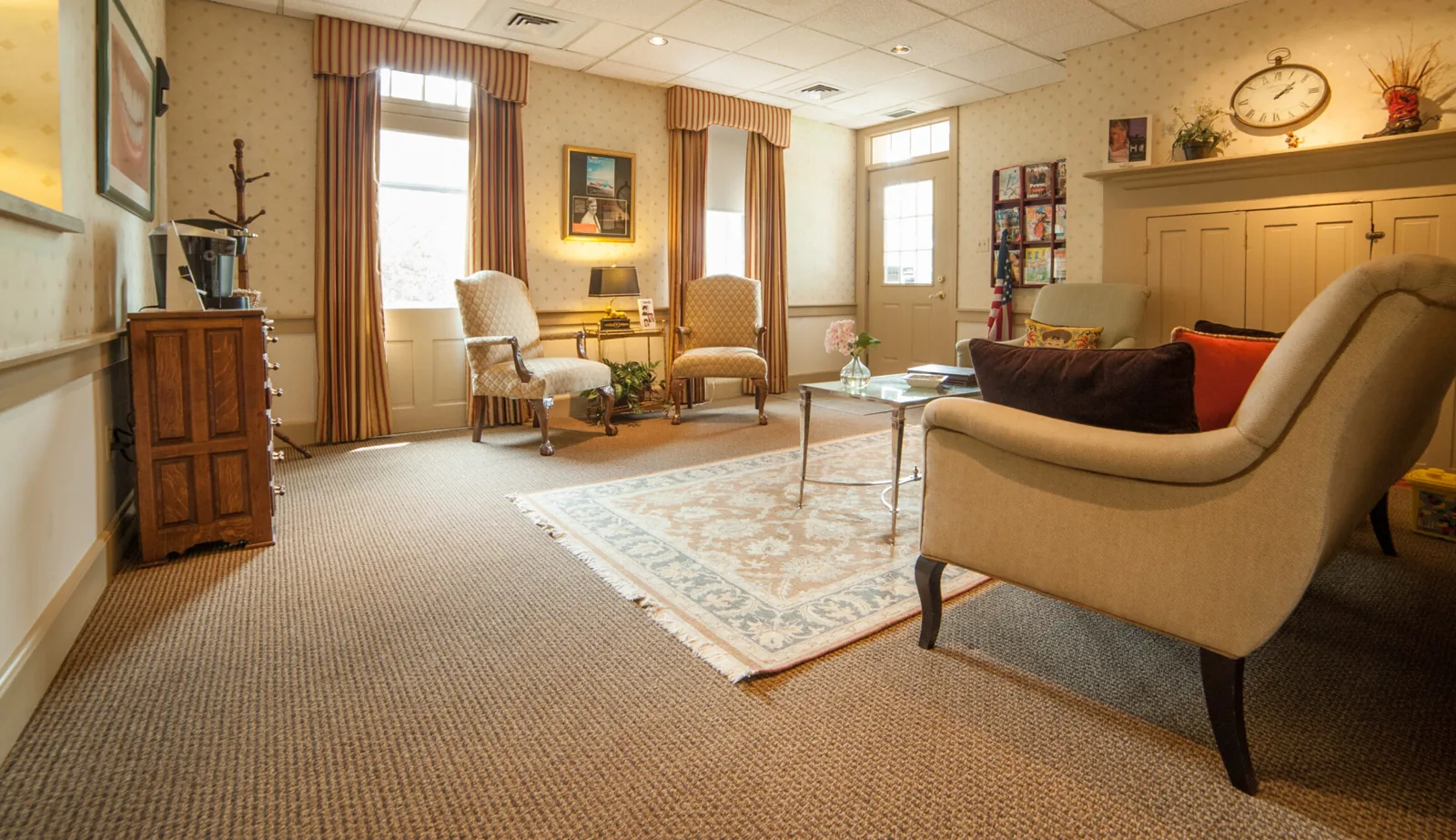 The waiting room in Shrewsbury